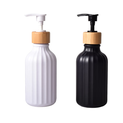 DISPENSADOR JABON LIQUIDO PLASTICO DE 250ML DIM:6X6X19CM