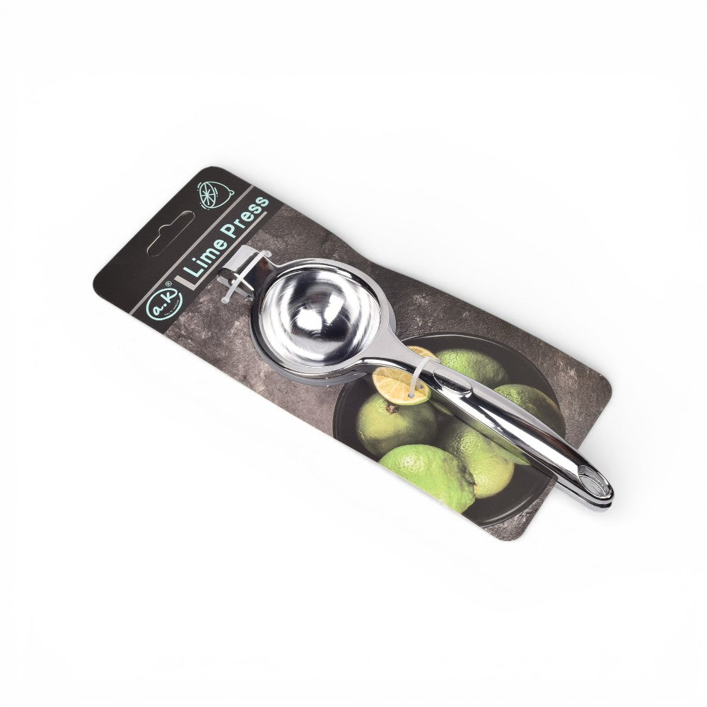 exprimidor de limon metal plateado dim:6x19x3