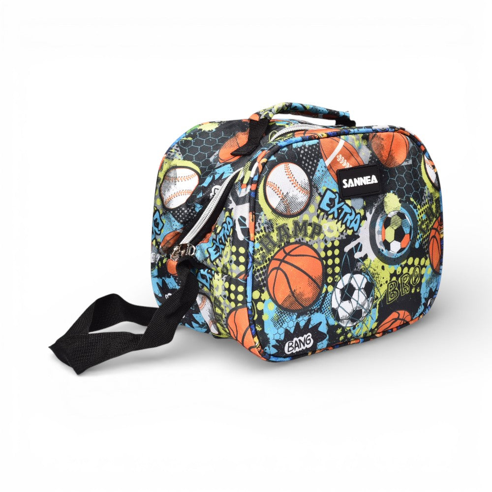 lonchera termica poliester para almuerzo dim:22x15x19