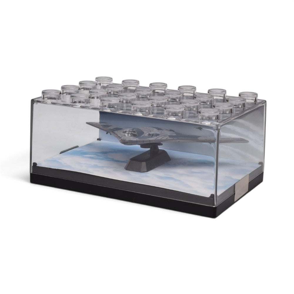avion de combate coleccionable metalico dim: 13.5*13.5*6.5cm