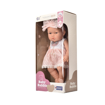 JUGUETE BEBE MUÑECA REALISTA DE CAUCHO DIM:16X10X34