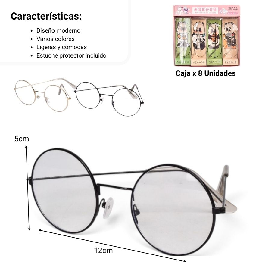 gafas dim:13x5cm