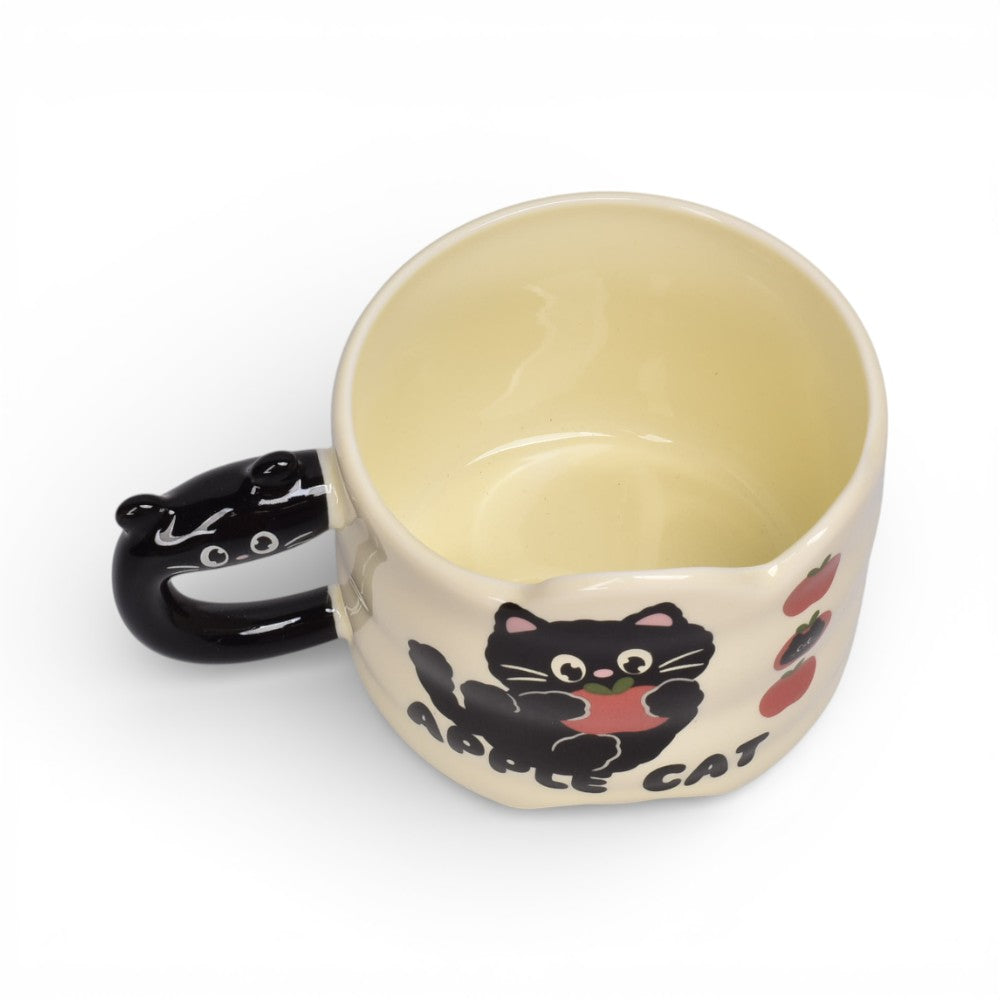 mug pocillo ceramica diseños gatos 300ml dim:9x9x7