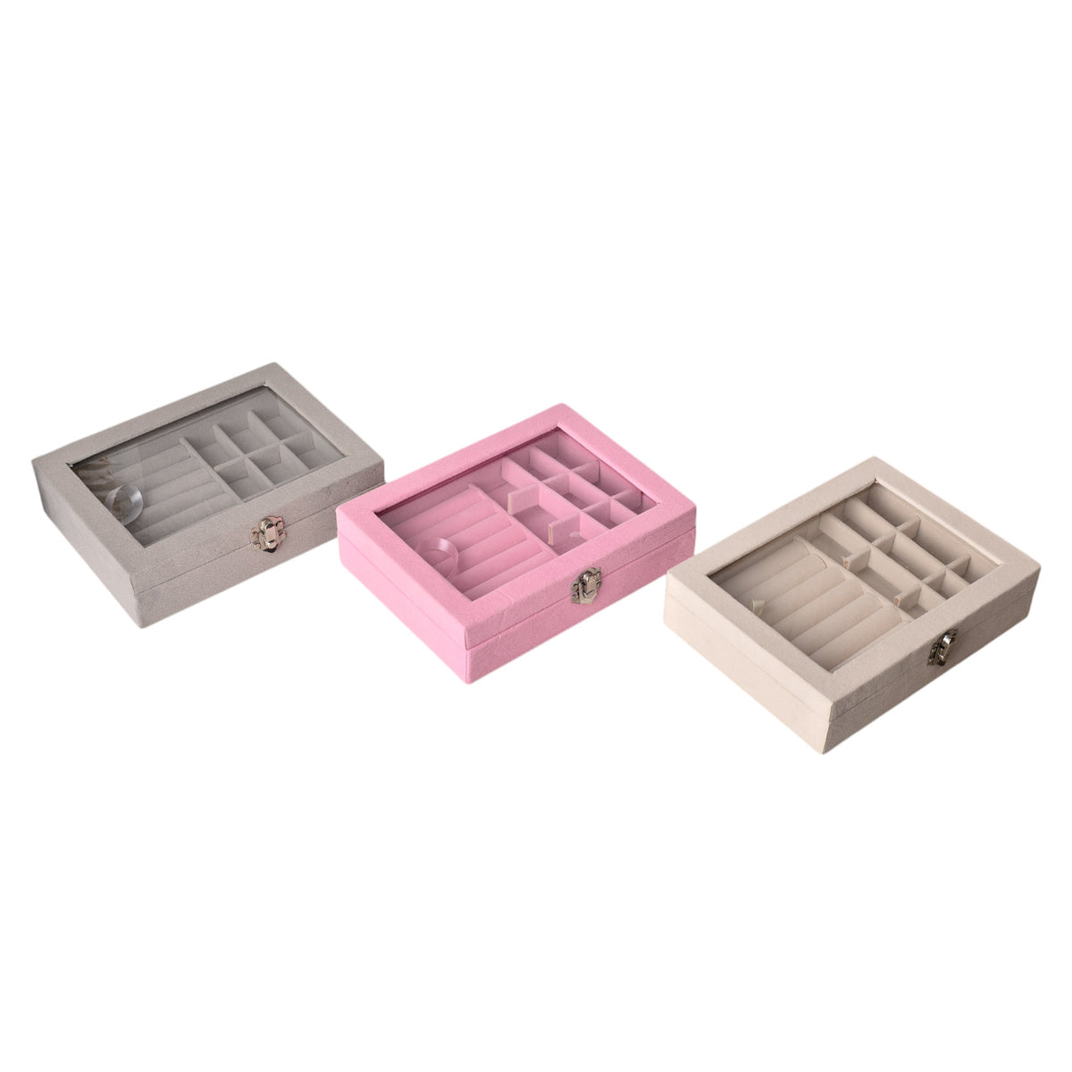 joyero caja organizador estuche sintetico dim:20*15*4