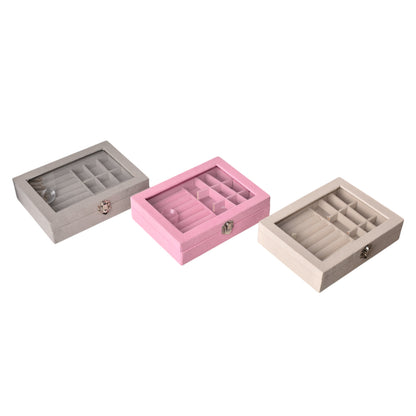 JOYERO CAJA ORGANIZADOR ESTUCHE SINTETICO DIM:20*15*4