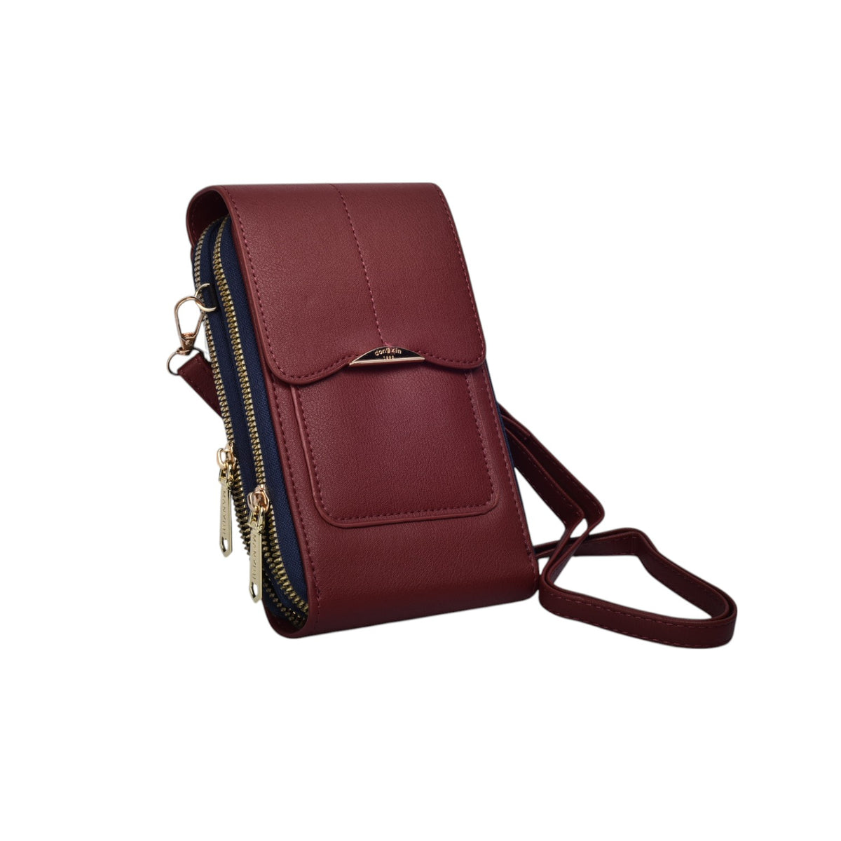 bolso billetera dama sintetico dim:20x11x5