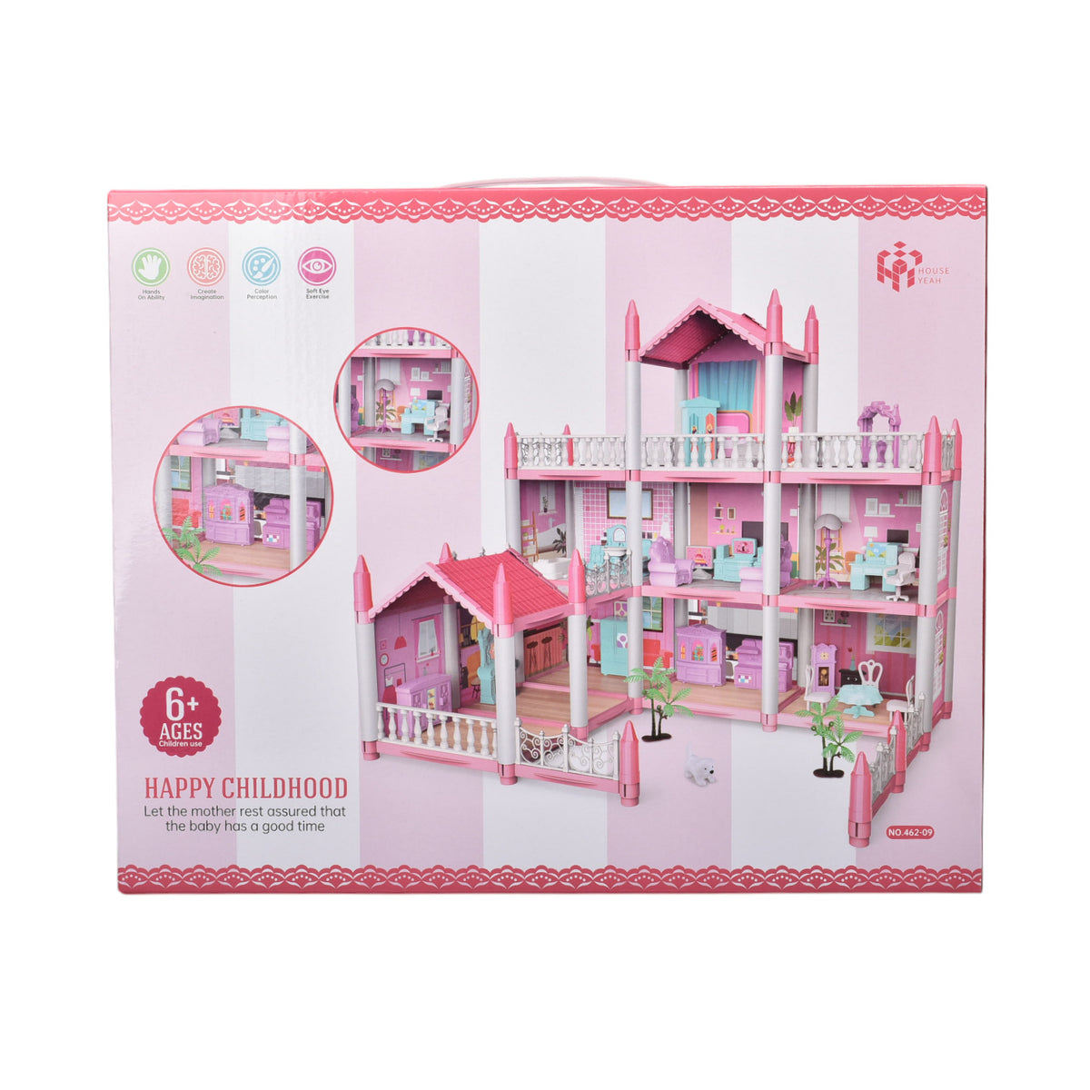 juguete casa de muñecas plastico niña armable dim:37x30x8