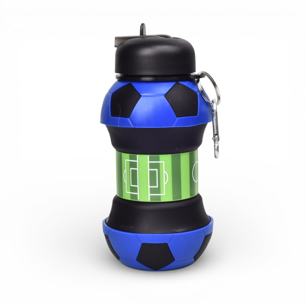 botella de agua plegable 550ml silicona hombre forma de balon