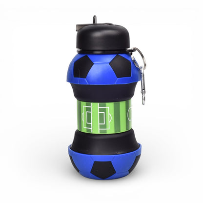 BOTELLA DE AGUA PLEGABLE 550ML SILICONA HOMBRE FORMA DE BALON