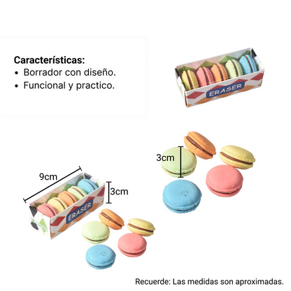 BORRADOR MACARRON DIM:8.5*3.5CM
