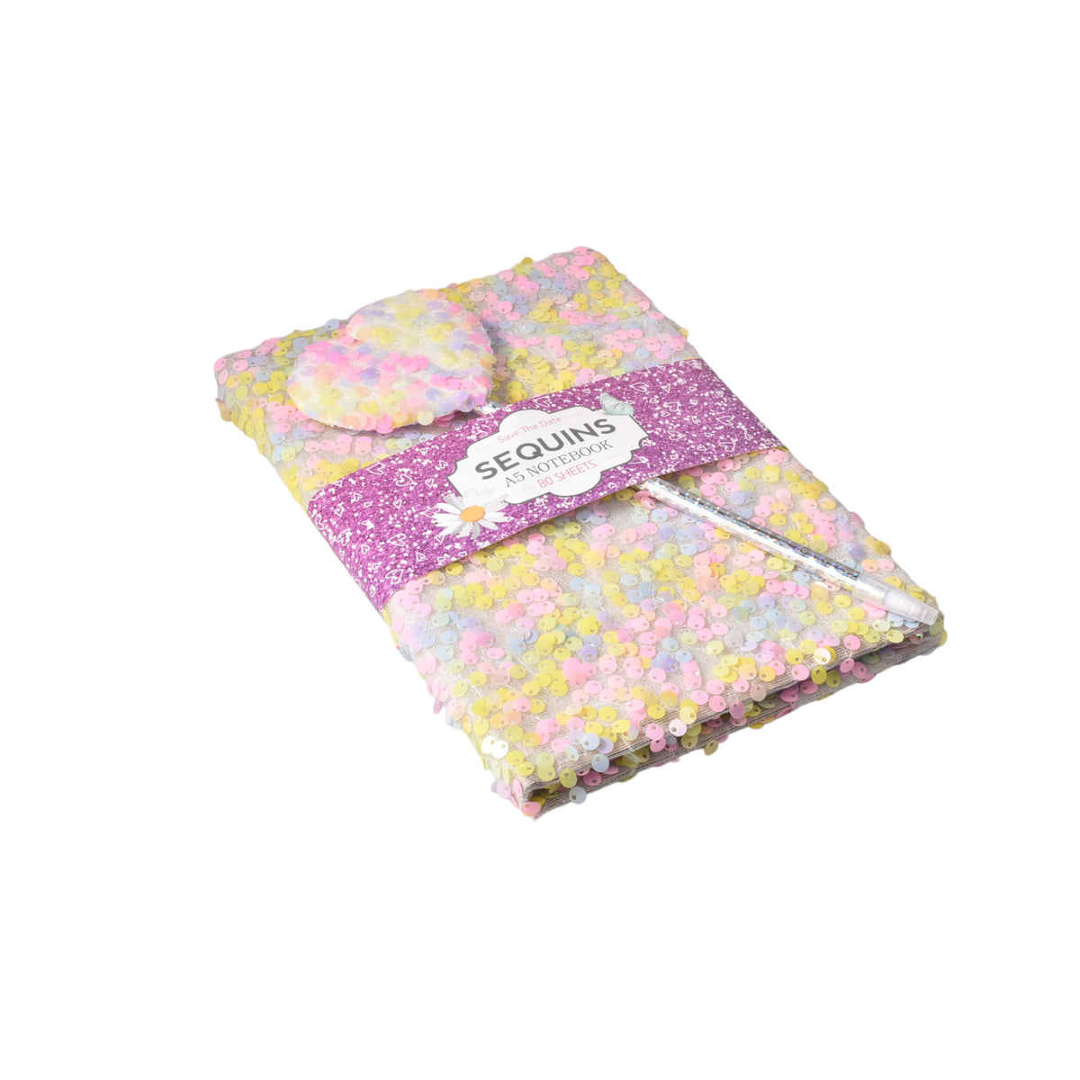agenda diario brillante con esfero dim: 14x21