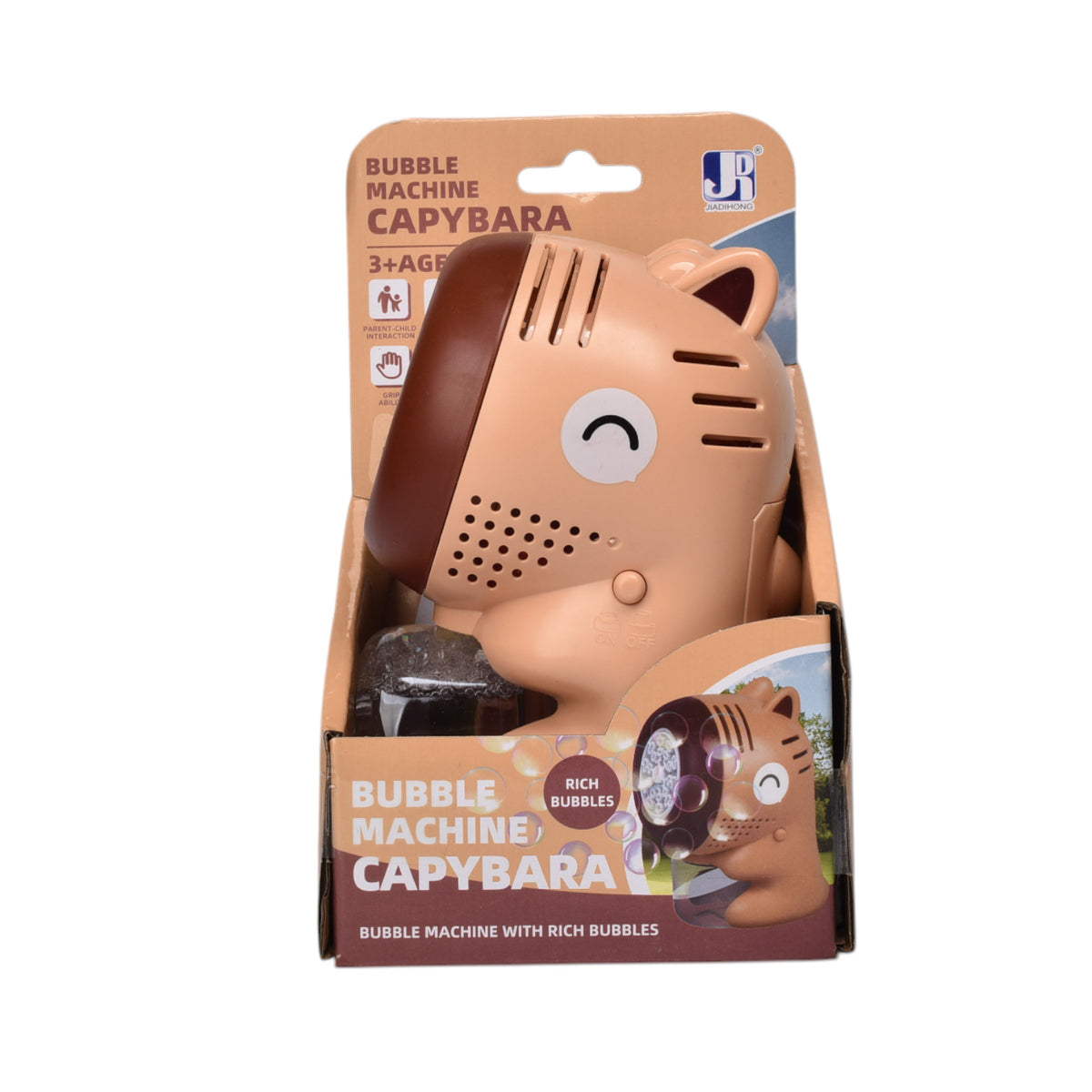 juguete pistola de burbuja diseño capybara dim:10x8x18