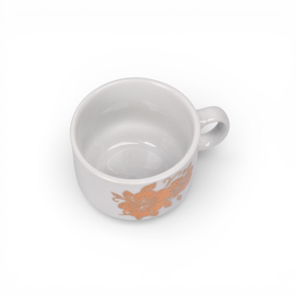 pocillo set 4pcs ceramica con base 160ml dim:7x7x6