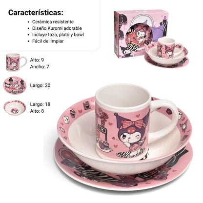 SET VAJILLA PRJ CERAMICA 240ML