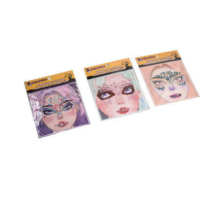 PEGATINAS FACIALES GEMAS DECORATIVAS ADHESIVAS