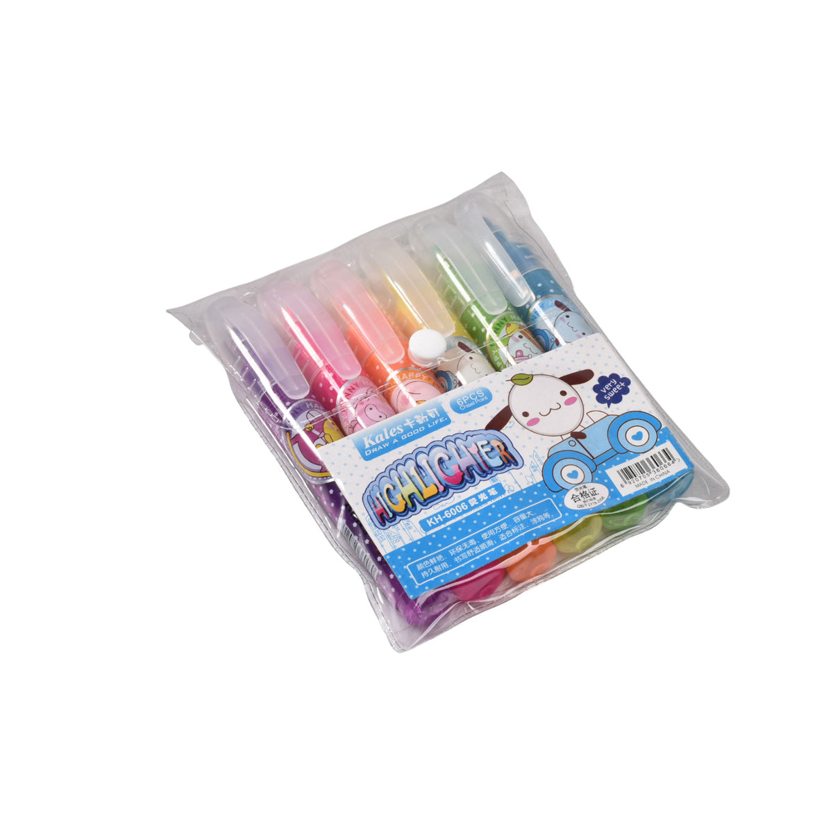resaltador x 6 pcs