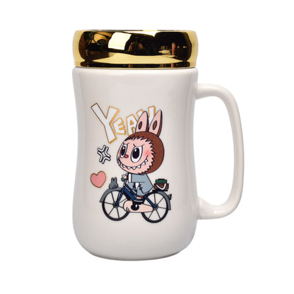 POCILLO CERAMICA PERSONAJE 450ML DIM:7X14