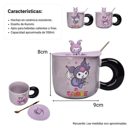 MUG POCILLO CERAMICA PERSONAJE 350ML DIM:9X9X8
