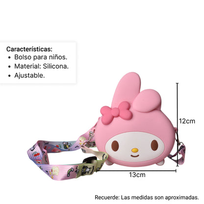 BOLSO DE SILICONA PEQUEÑO PERSONAJE DIM:12*13*5