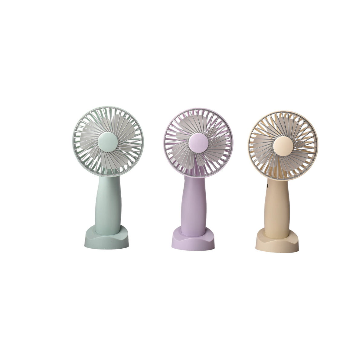ventilador recargable plastico con cable usb