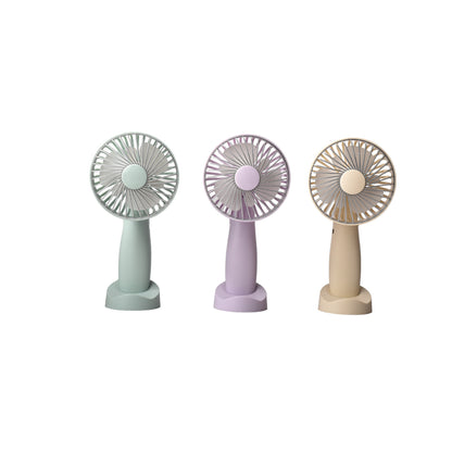 VENTILADOR RECARGABLE PLASTICO CON CABLE USB