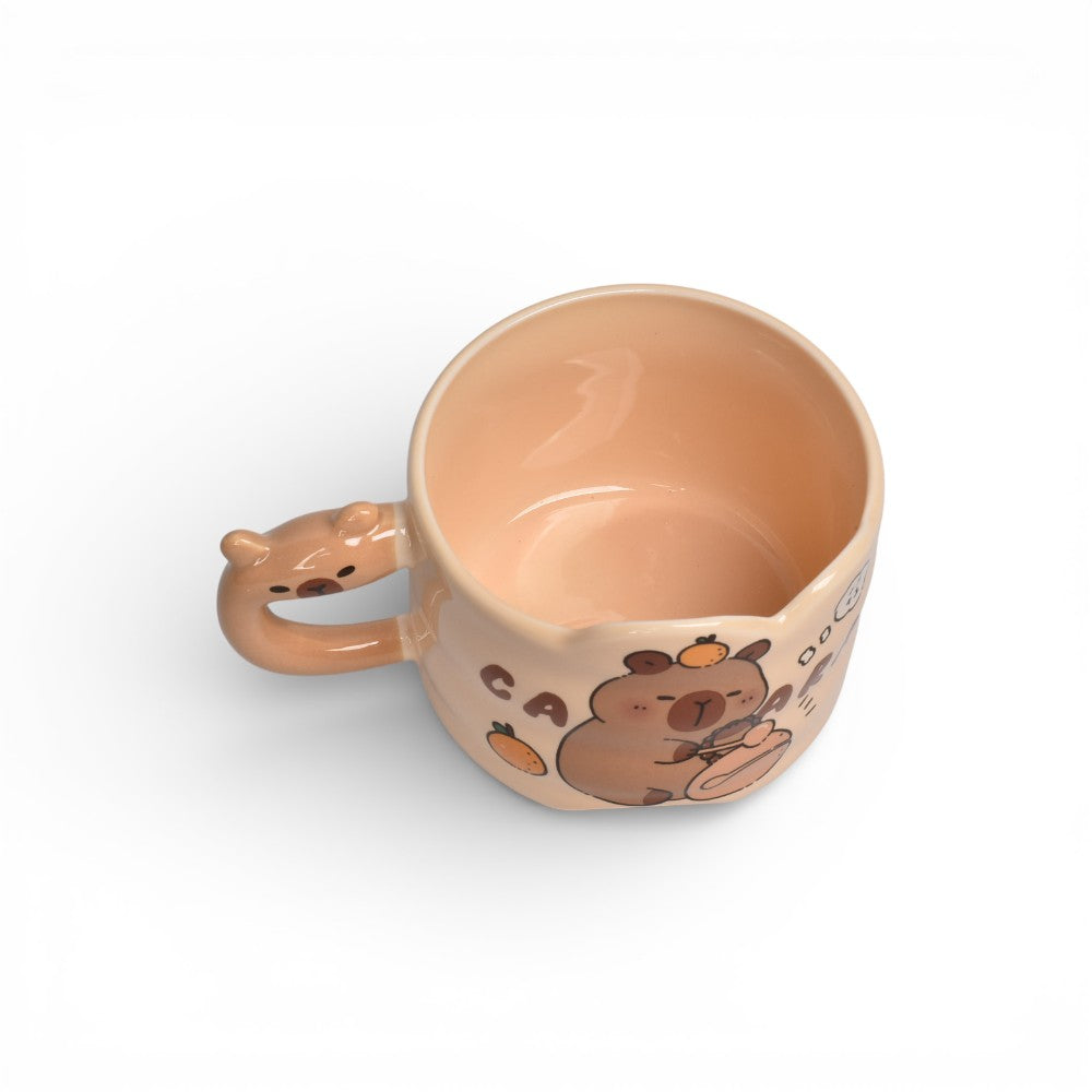 mug pocillo ceramica 300ml capybara dim:9x7