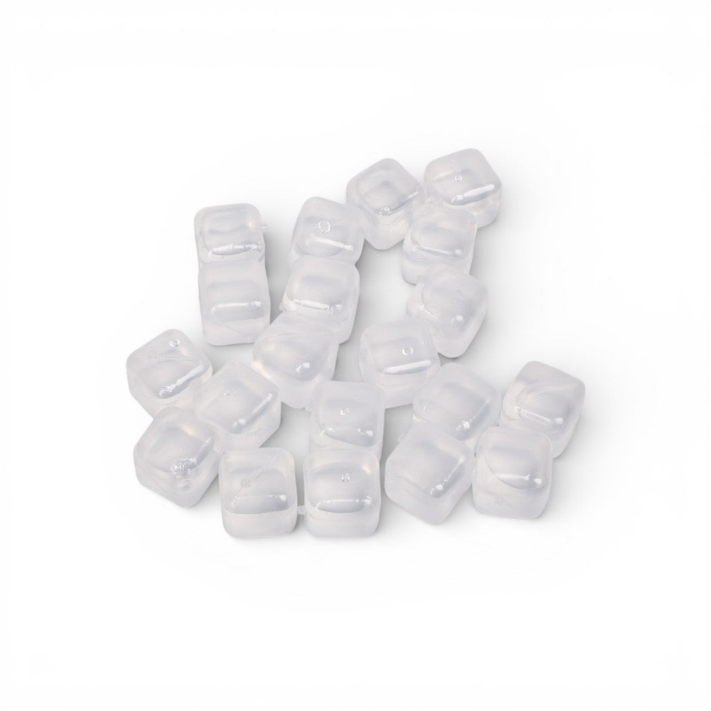 set 20und cubos de hielo transparente reutilizable plastico para bebida fria