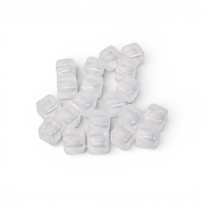 SET 20UND CUBOS DE HIELO TRANSPARENTE REUTILIZABLE PLASTICO PARA BEBIDA FRIA