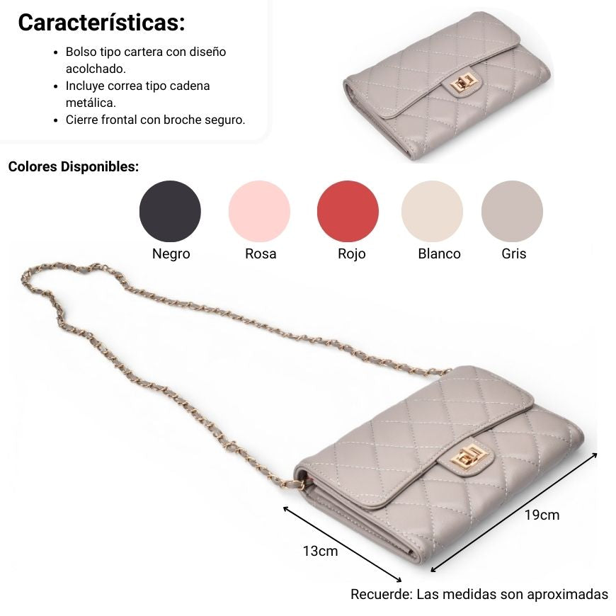 bolso mujer ligero diferentes colores dim:19x13x3