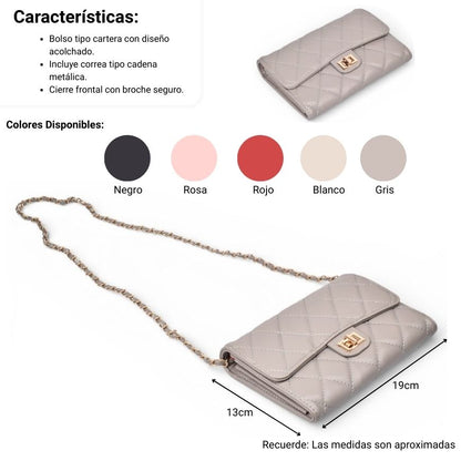 BOLSO MUJER LIGERO DIFERENTES COLORES DIM:19X13X3