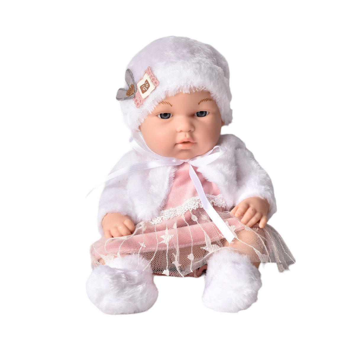 juguete bebe muñeca de caucho realista con accesorios