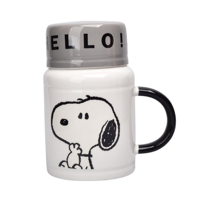 POCILLO CERAMICA SNOOPY PERSONAJE 520ML DIM:14X8