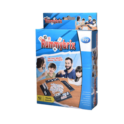 MINI JUEGO MESA CLASICO LOGICA RUMMY DIM:19x15X4