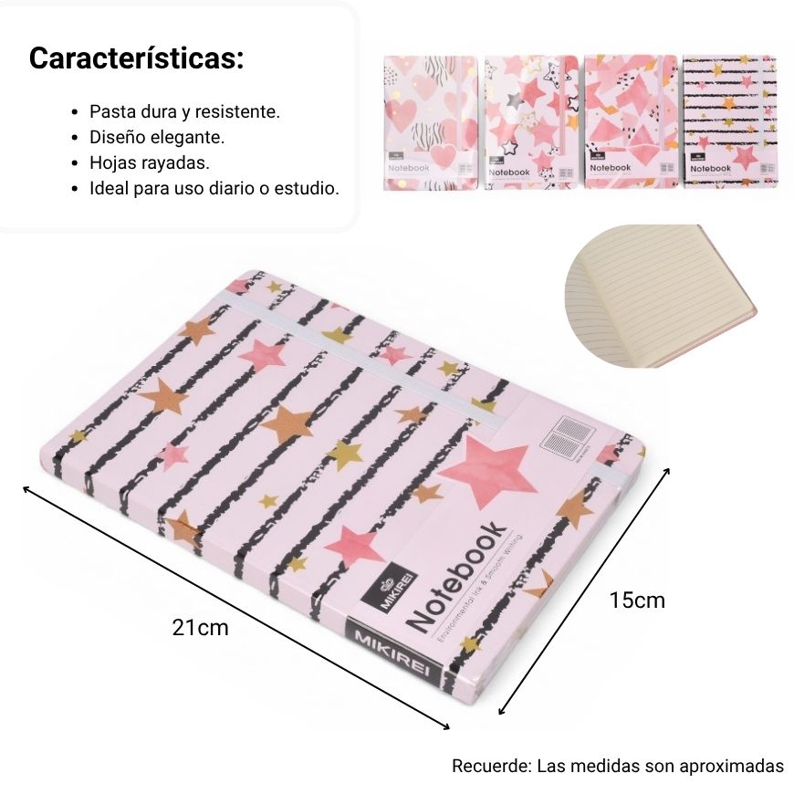 agenda diario cuaderno dim: 14x21