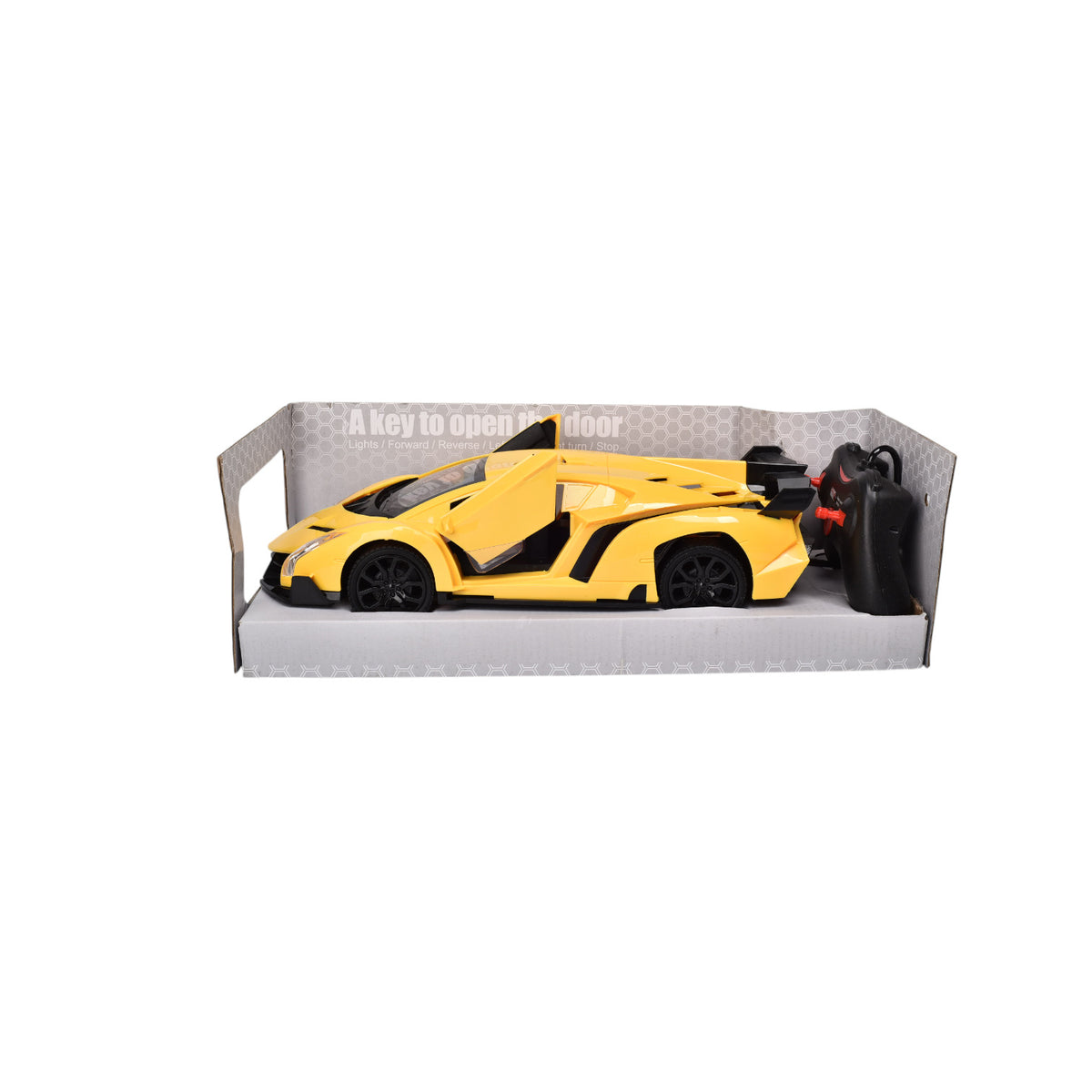 juguete carro con control remoto plastico dim:18x17x11