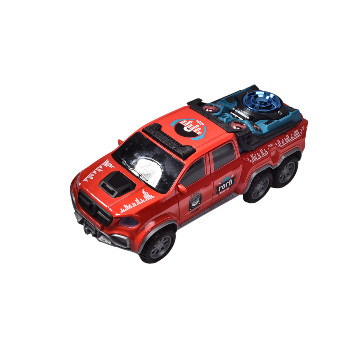 carro para niños con movimiento para niños azul y rojo