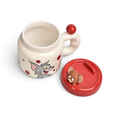 MUG PÓCILLO CERAMICA CON TAPA 560ML PRJ