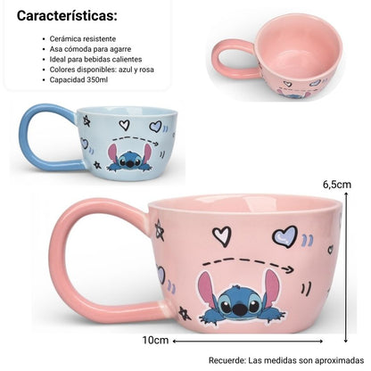 MUG POCILLO CERAMICA PERSONAJE 350ML DIM:10X10X6