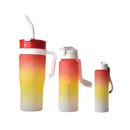 SET POR 3UND BOTELLA AGUA CON PITILLO