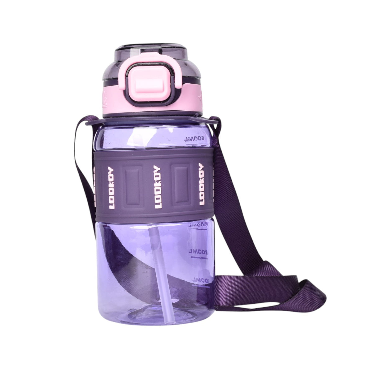 botella de agua 600ml plastica