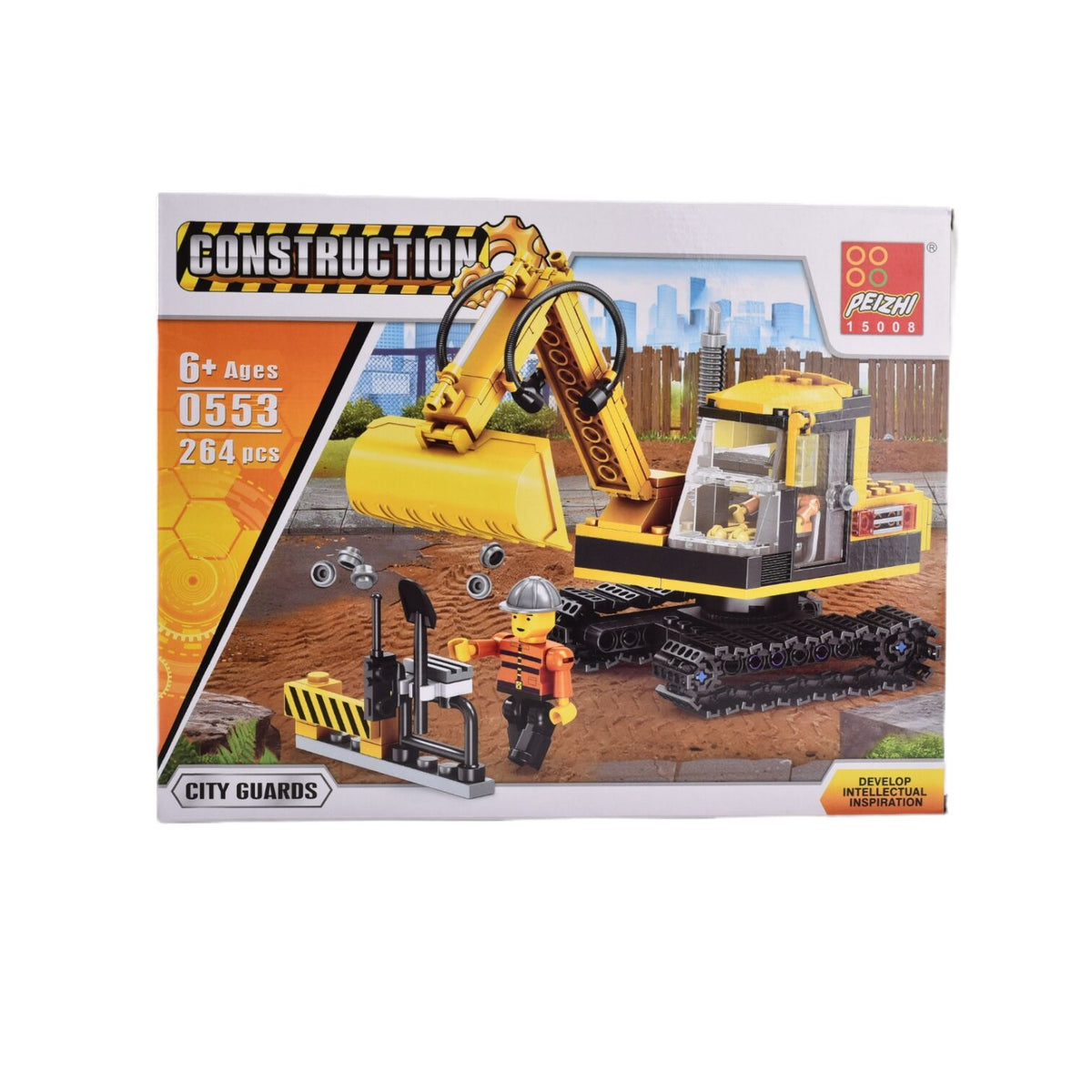 juguete maquina construccion fichas de armar