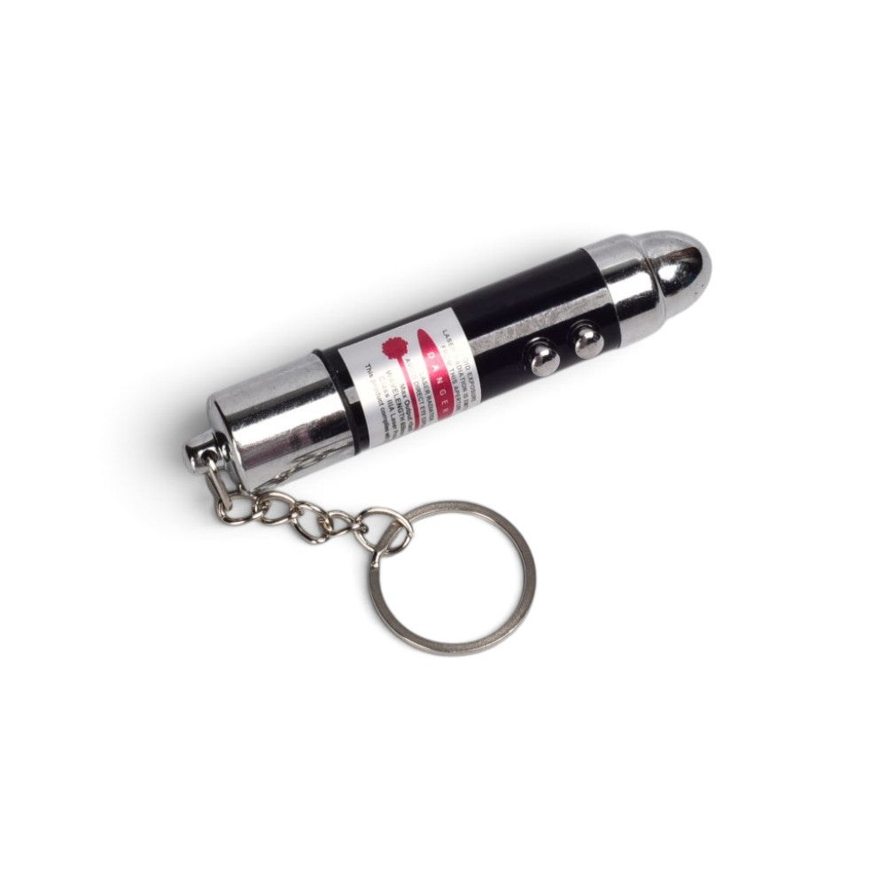 llavero broma shock laser plastico dim:8x1.5cm