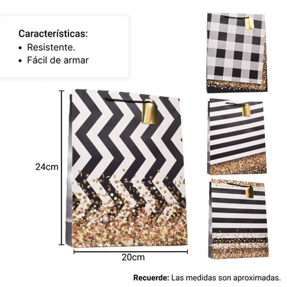 BOLSA REGALO EN PAPEL TAMAÑO (S) PEQUEÑO