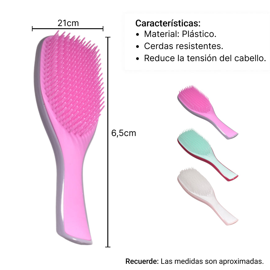 cepillo  de cabello belleza dim: 21,5*6,5*3