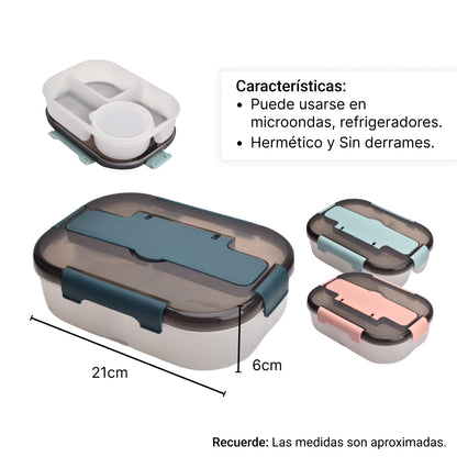 PORTACOMIDA EN PLASTICO DIM:24*17*6CM