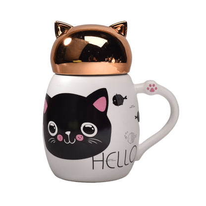 POCILLO EN CERAMICA CAFE MUG VASO DIM:8x11x13CM