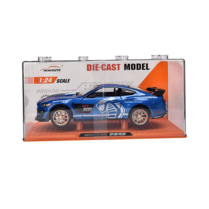 CARRO DE COLECCION METALICO CON ESTUCHE ACRILICO DIM:12 x 24 x 12 cm