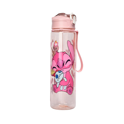 BOTELLA DE AGUA 800ML PERSONAJE PLASTICA DIM:6X6X25