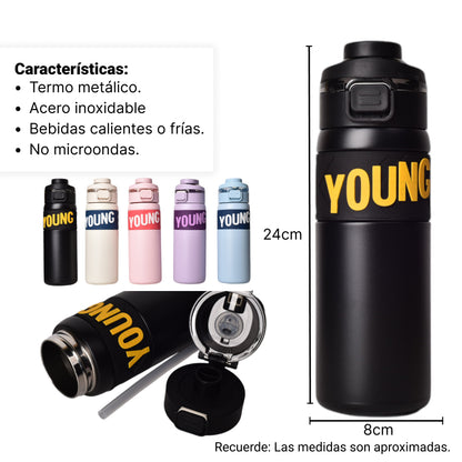 TERMO METALICO 650ML