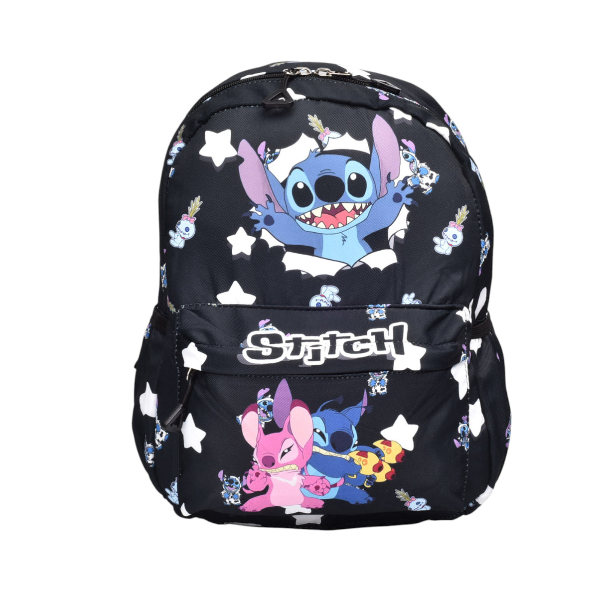 maleta morral con llavero poliester personaje dim:35x27x13